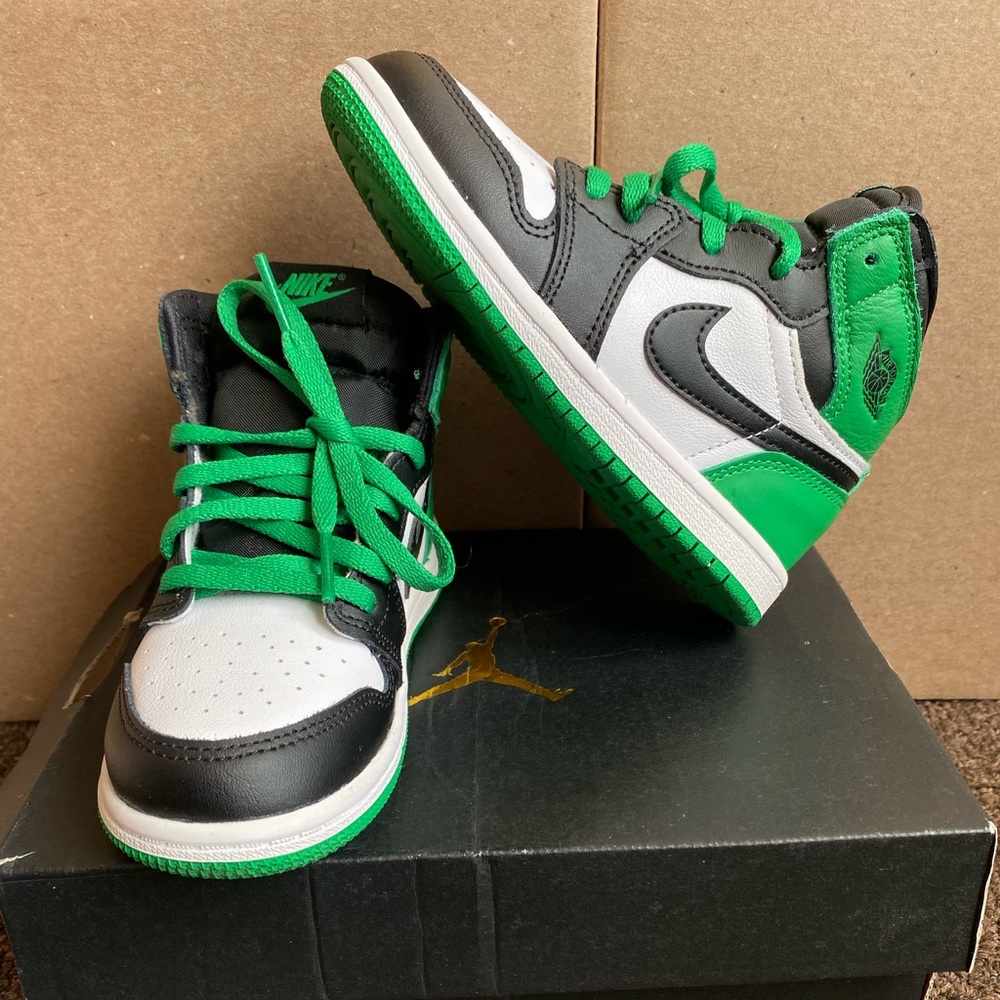 Toddler Jordan 1 Retro High OG “Lucky Green”